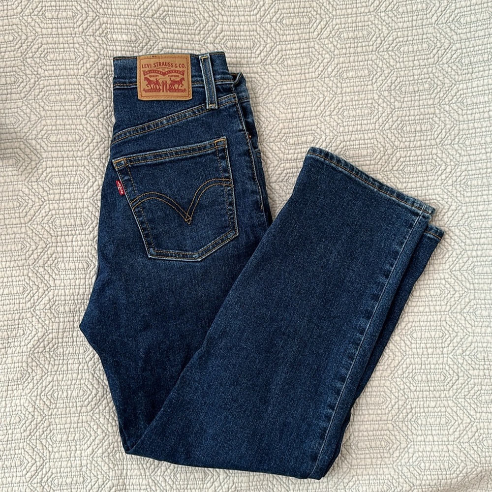 Levis ribcage straight jeans